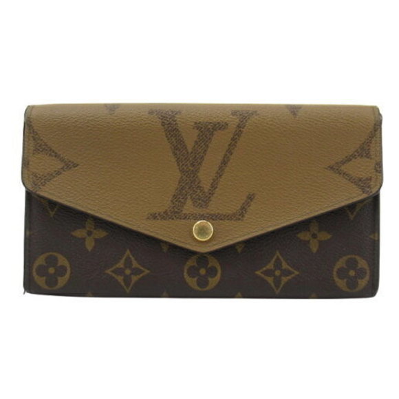 Louis Vuitton Monogram Sarah Reverse Giant Brown Long Wallet - Picture 1 of 5